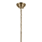 KICHLER 52661CPZCLR Marsailli 19" 1-Light Medium Pendant With Clear Glass In Champagne Bronze