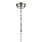 KICHLER 52662PNCLR Marsailli 19.75" 1-Light Large Pendant With Clear Glass In Brushed Nickel