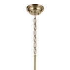 KICHLER 52662CPZCLR Marsailli 19.75" 1-Light Large Pendant With Clear Glass In Champagne Bronze