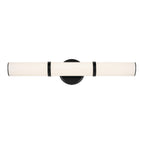 KICHLER 55188BKLED Rosh 24.25" Bath Bar Medium Led With White Glass In Black