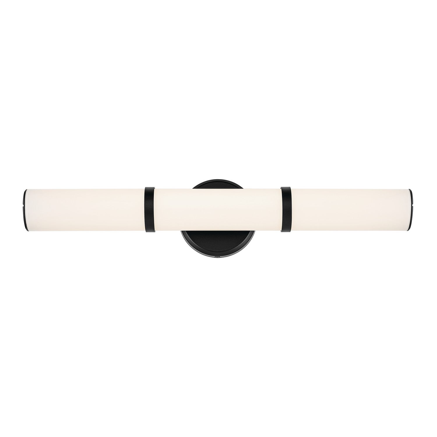 KICHLER 55188BKLED Rosh 24.25" Bath Bar Medium Led With White Glass In Black