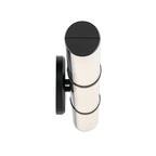 KICHLER 55189BKLED Rosh 32" Bath Bar Large Led With White Glass In Black