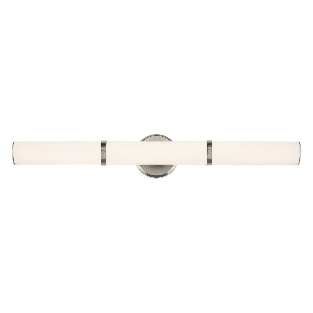 KICHLER 55189NILED Rosh 32" Bath Bar Large Led With White Glass In Brushed Nickel