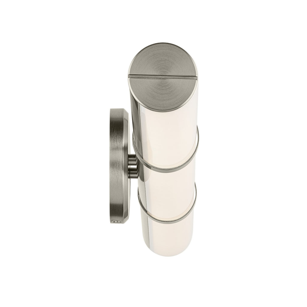 KICHLER 55189NILED Rosh 32" Bath Bar Large Led With White Glass In Brushed Nickel