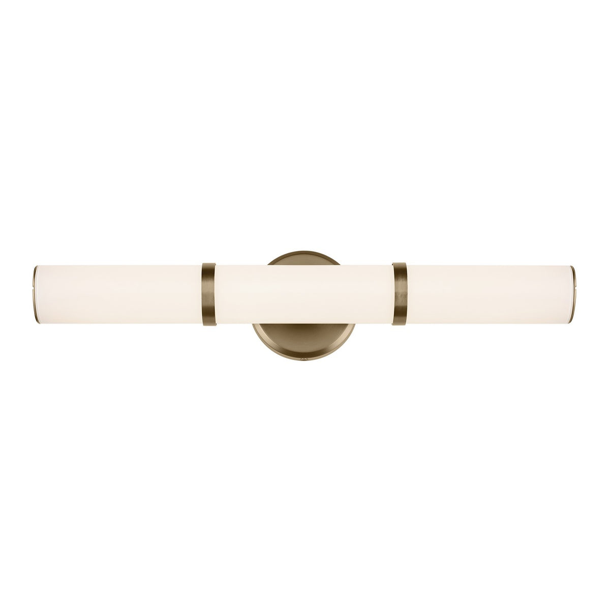 KICHLER 55188CPZLED Rosh 24.25" Bath Bar Medium Led With White Glass In Champagne Bronze