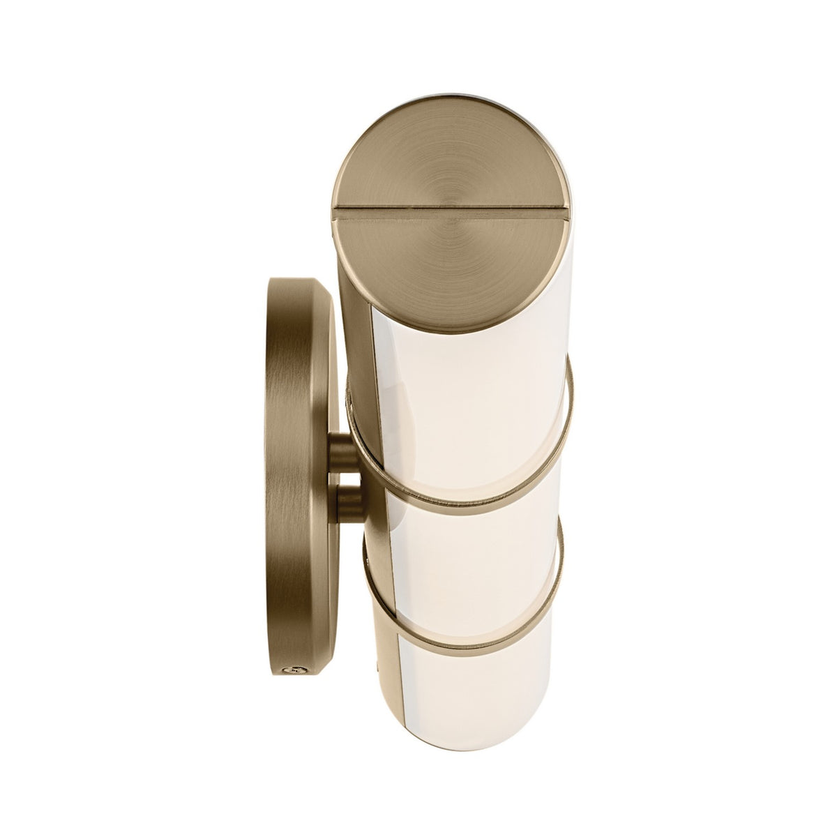 KICHLER 55188CPZLED Rosh 24.25" Bath Bar Medium Led With White Glass In Champagne Bronze