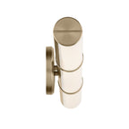 KICHLER 55189CPZLED Rosh 32" Bath Bar Large Led With White Glass In Champagne Bronze