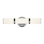 KICHLER 55187CHLED Rosh 18" Bath Bar Small Led With White Glass In Chrome
