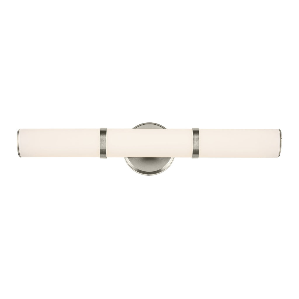 KICHLER 55188NILED Rosh 24.25" Bath Bar Medium Led With White Glass In Brushed Nickel