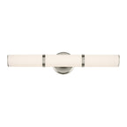 KICHLER 55188NILED Rosh 24.25" Bath Bar Medium Led With White Glass In Brushed Nickel