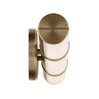 KICHLER 55187CPZLED Rosh 18" Bath Bar Small Led With White Glass In Champagne Bronze