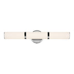 KICHLER 55188CHLED Rosh 24.25" Bath Bar Medium Led With White Glass In Chrome