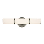 KICHLER 55187NILED Rosh 18" Bath Bar Small Led With White Glass In Brushed Nickel