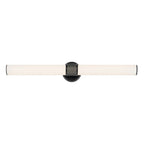 KICHLER 55193BKLED Sashi 32" Bath Bar Large Led With White Glass In Black
