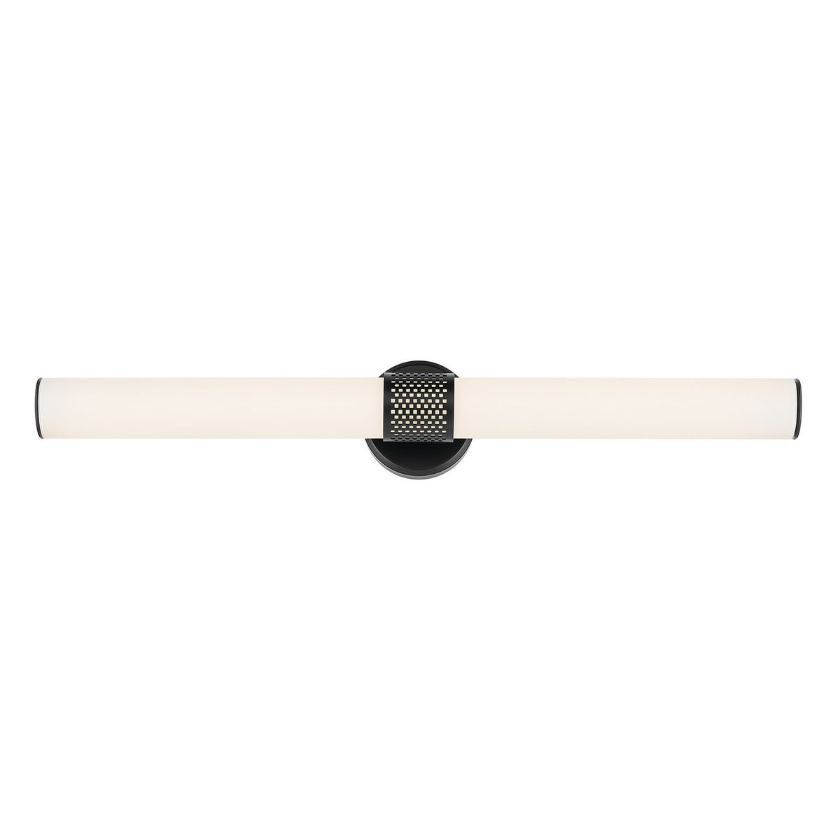 KICHLER 55193BKLED Sashi 32" Bath Bar Large Led With White Glass In Black