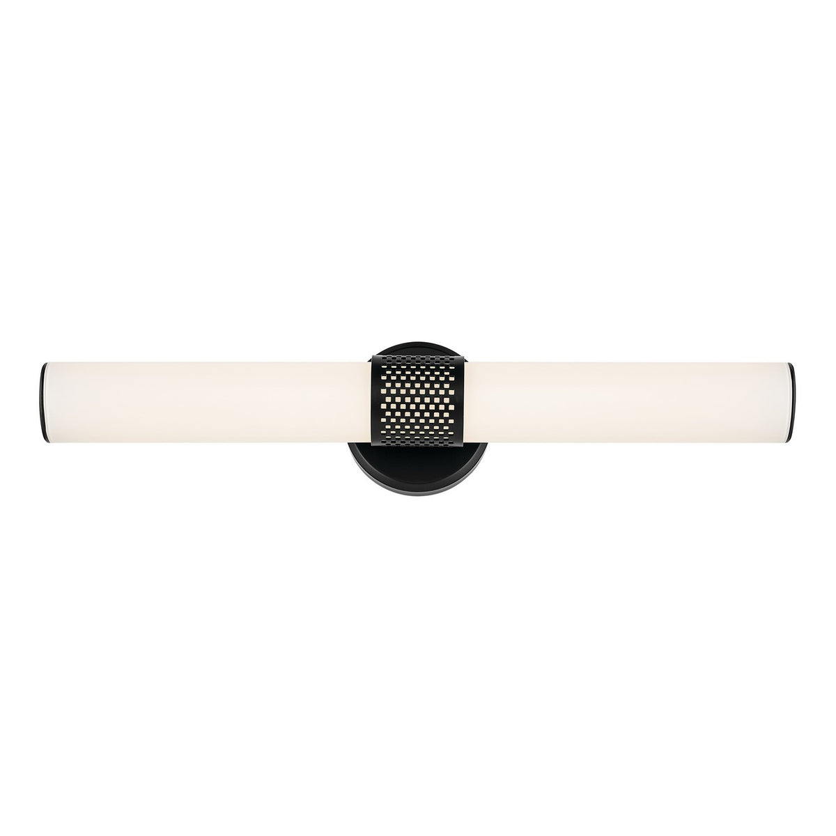 KICHLER 55192BKLED Sashi 24.25" Bath Bar Medium Led With White Glass In Black