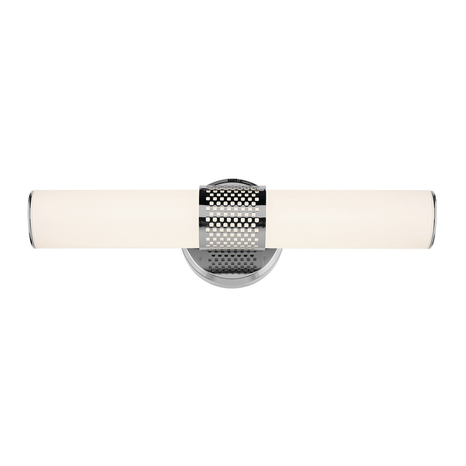 KICHLER 55191CHLED Sashi 18" Bath Bar Small Led With White Glass In Chrome