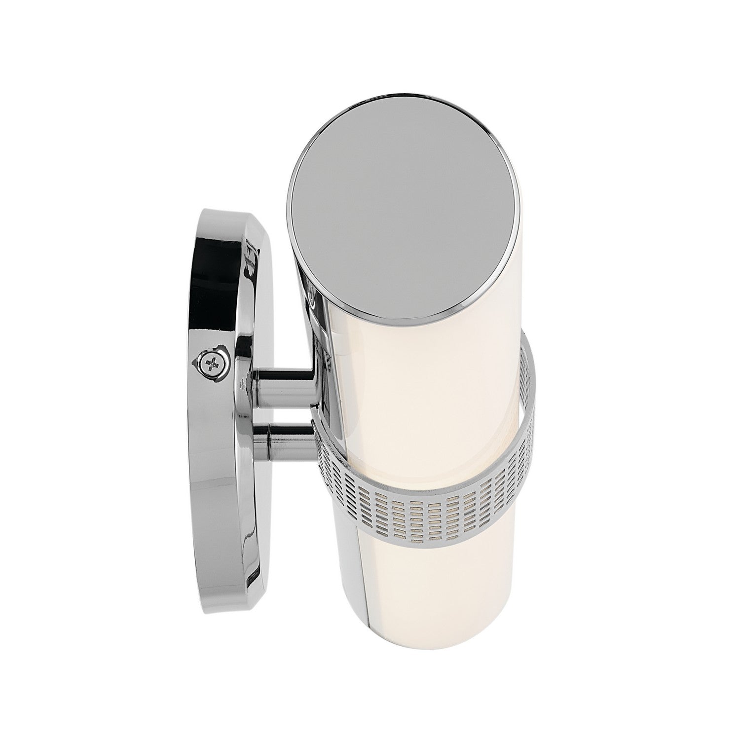 KICHLER 55191CHLED Sashi 18" Bath Bar Small Led With White Glass In Chrome