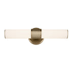 KICHLER 55191CPZLED Sashi 18" Bath Bar Small Led With White Glass In Champagne Bronze