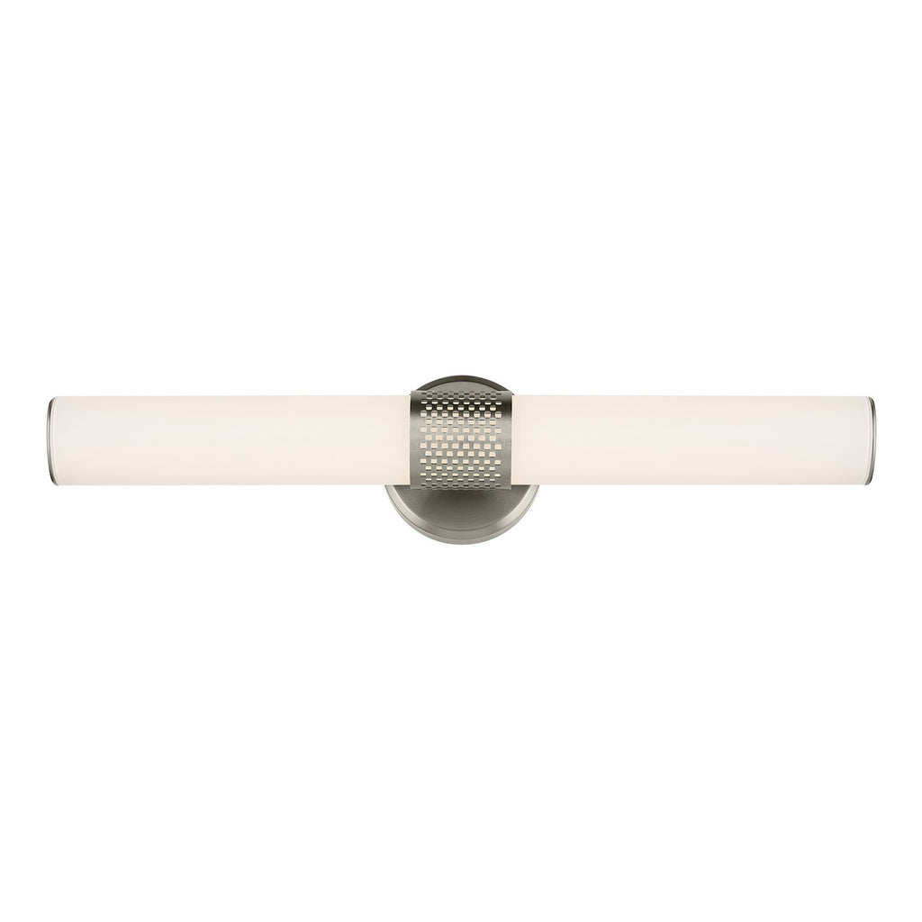 KICHLER 55192NILED Sashi 24.25" Bath Bar Medium Led With White Glass In Brushed Nickel