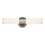 KICHLER 55191NILED Sashi 18" Bath Bar Small Led With White Glass In Brushed Nickel