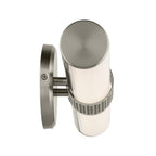 KICHLER 55191NILED Sashi 18" Bath Bar Small Led With White Glass In Brushed Nickel