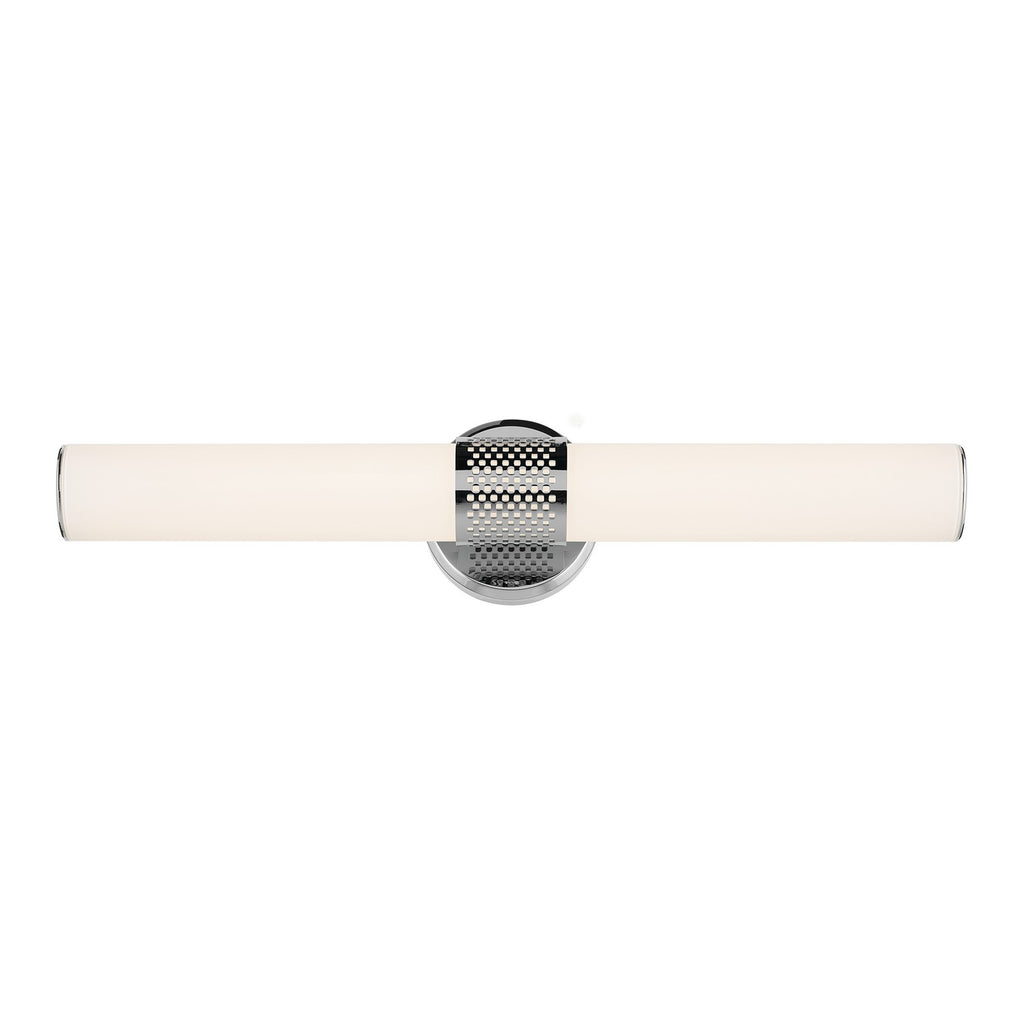 KICHLER 55192CHLED Sashi 24.25" Bath Bar Medium Led With White Glass In Chrome