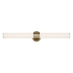 KICHLER 55193CPZLED Sashi 32" Bath Bar Large Led With White Glass In Champagne Bronze