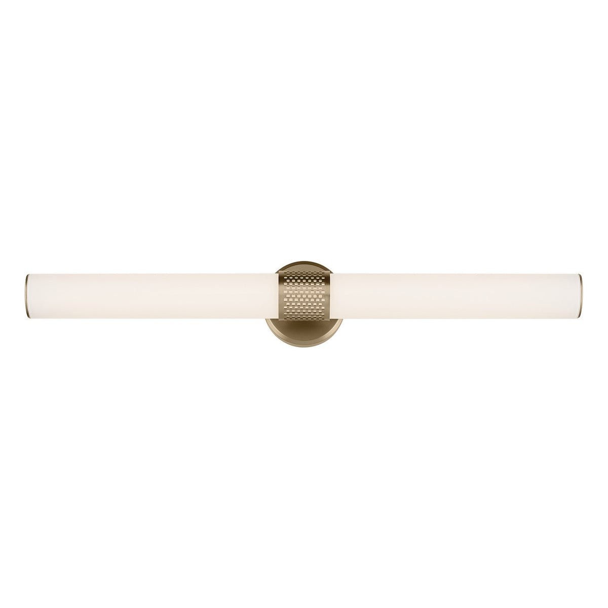 KICHLER 55193CPZLED Sashi 32" Bath Bar Large Led With White Glass In Champagne Bronze