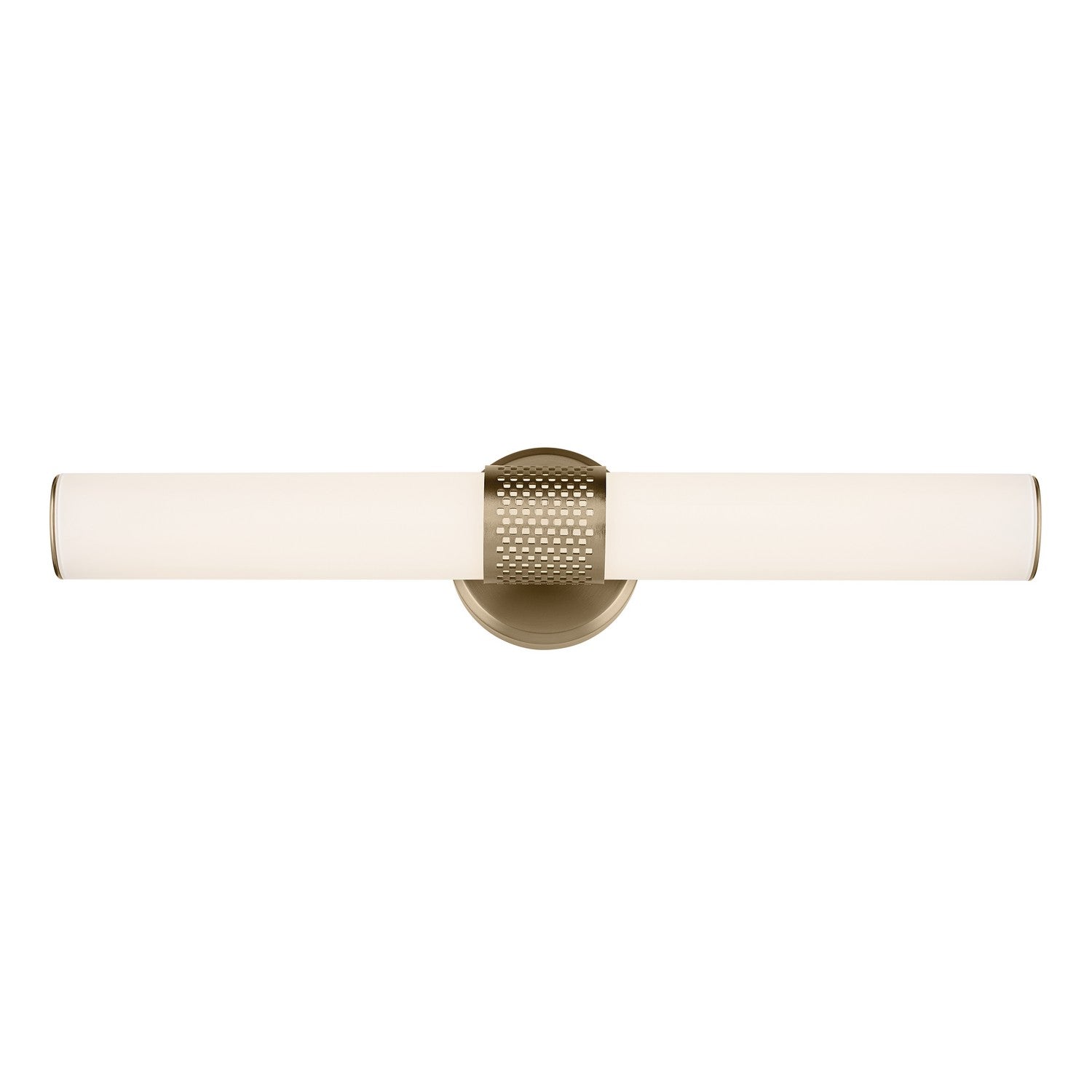 KICHLER 55192CPZLED Sashi 24.25" Bath Bar Medium Led With White Glass In Champagne Bronze