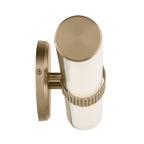 KICHLER 55192CPZLED Sashi 24.25" Bath Bar Medium Led With White Glass In Champagne Bronze