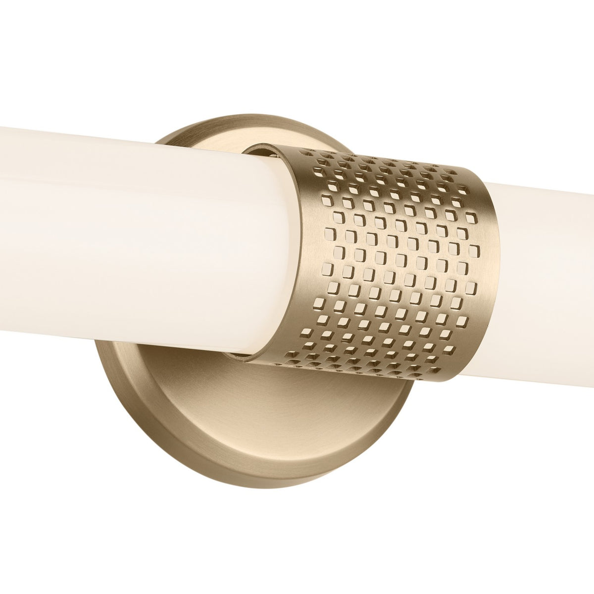 KICHLER 55192CPZLED Sashi 24.25" Bath Bar Medium Led With White Glass In Champagne Bronze