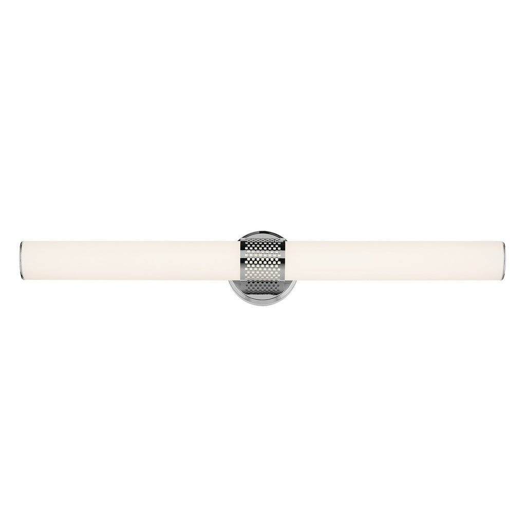 KICHLER 55193CHLED Sashi 32" Bath Bar Large Led With White Glass In Chrome