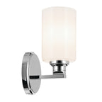 KICHLER 55224CH Gioe 9.5" 1-Light Wall Sconce With Opal Glass In Chrome