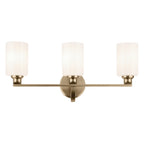KICHLER 55226CPZ Gioe 24.25" 3-Light Vanity Light With Opal Glass In Champagne Bronze