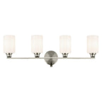 KICHLER 55227NI Gioe 32.25" 4-Light Vanity Light With Opal Glass In Brushed Nickel