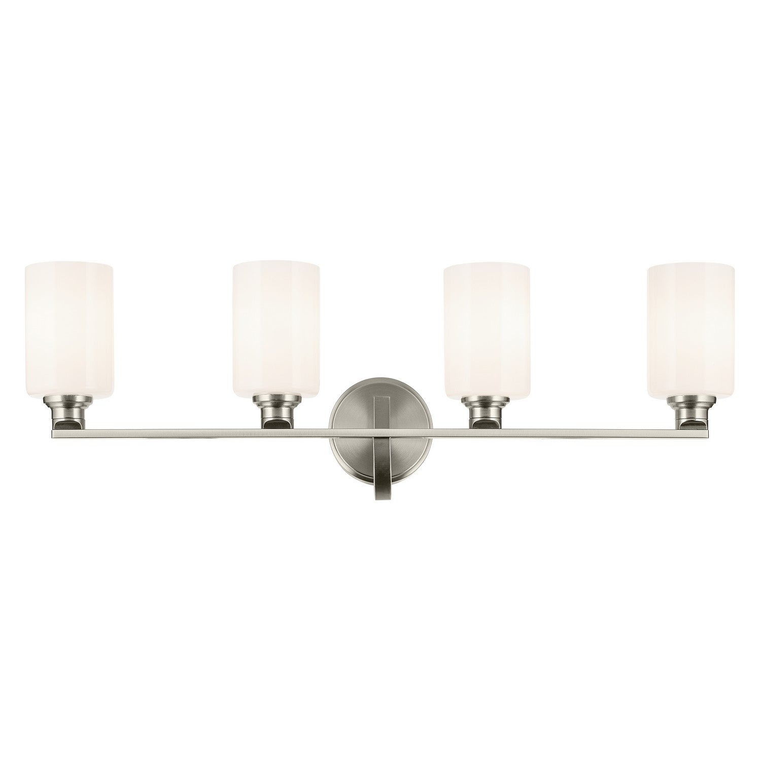 KICHLER 55227NI Gioe 32.25" 4-Light Vanity Light With Opal Glass In Brushed Nickel