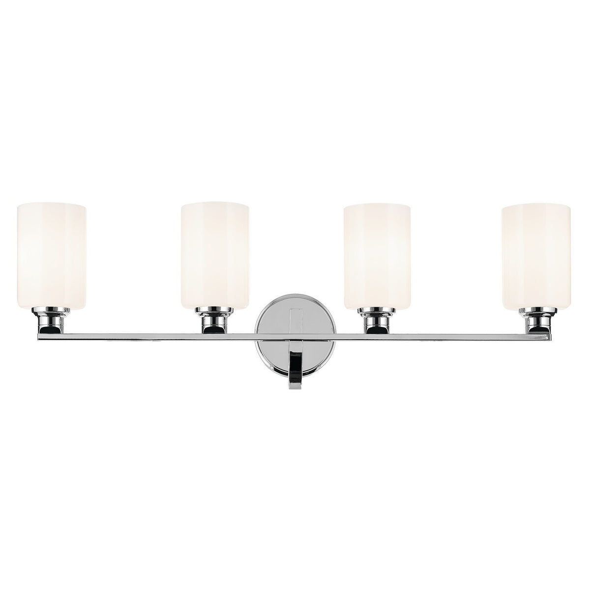 KICHLER 55227CH Gioe 32.25" 4-Light Vanity Light With Opal Glass In Chrome