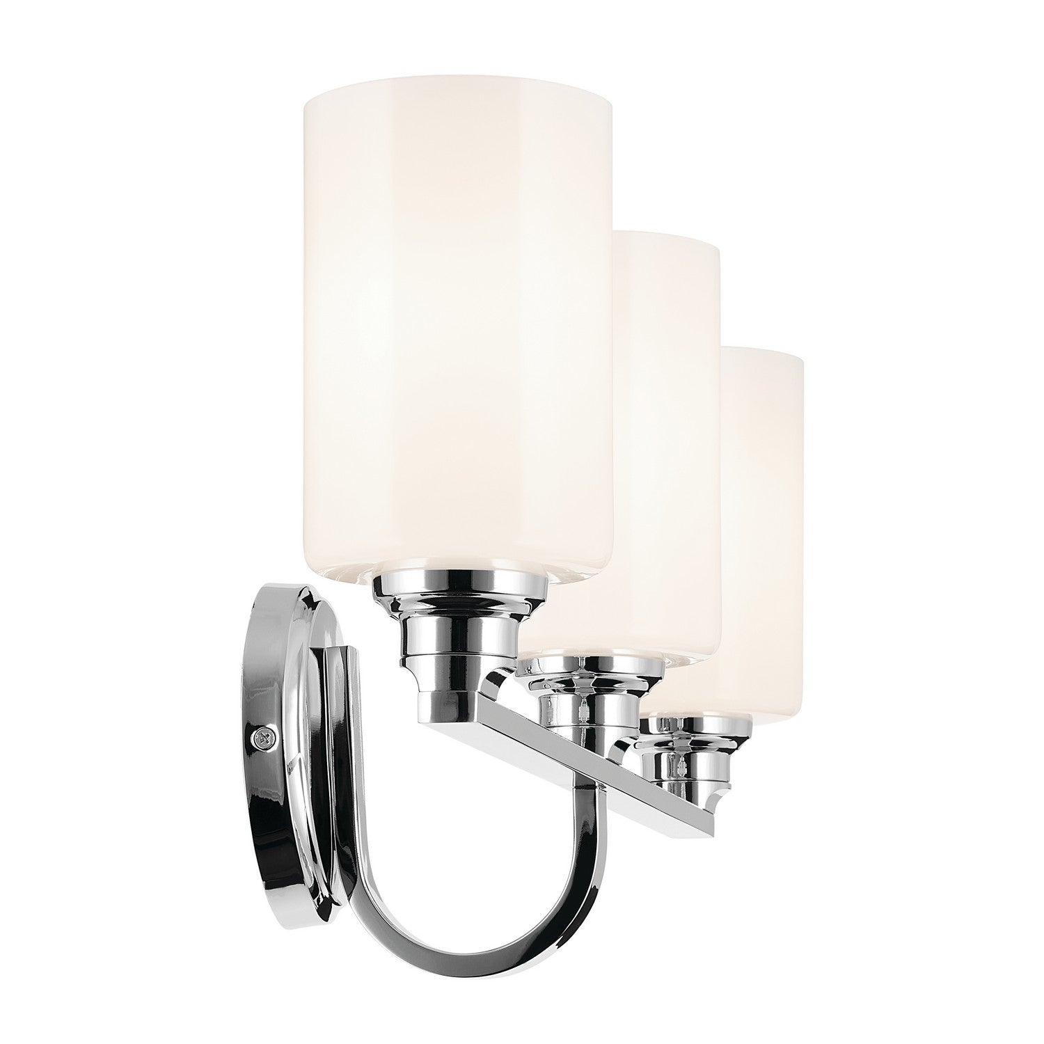 KICHLER 55226CH Gioe 24.25" 3-Light Vanity Light With Opal Glass In Chrome