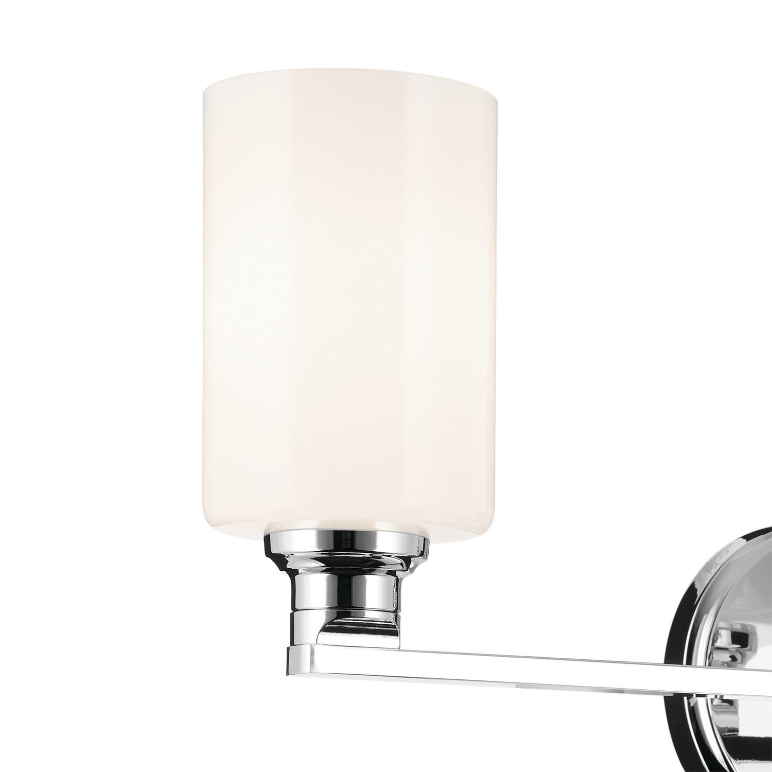 KICHLER 55226CH Gioe 24.25" 3-Light Vanity Light With Opal Glass In Chrome
