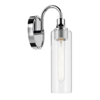KICHLER 55209CH Kavi 13" 1-Light Wall Sconce With Clear Glass In Chrome