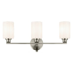 KICHLER 55226NI Gioe 24.25" 3-Light Vanity Light With Opal Glass In Brushed Nickel
