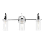 KICHLER 55211CH Kavi 23" 3-Light Vanity Light With Clear Glass In Chrome