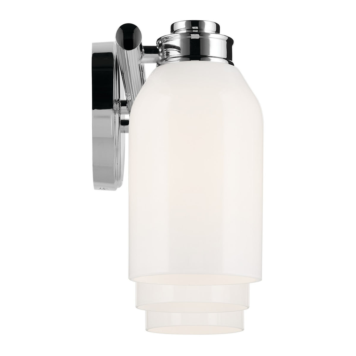 KICHLER 55202CH Shae 24.25" 3-Light Vanity Light With White Opal Glass In Chrome