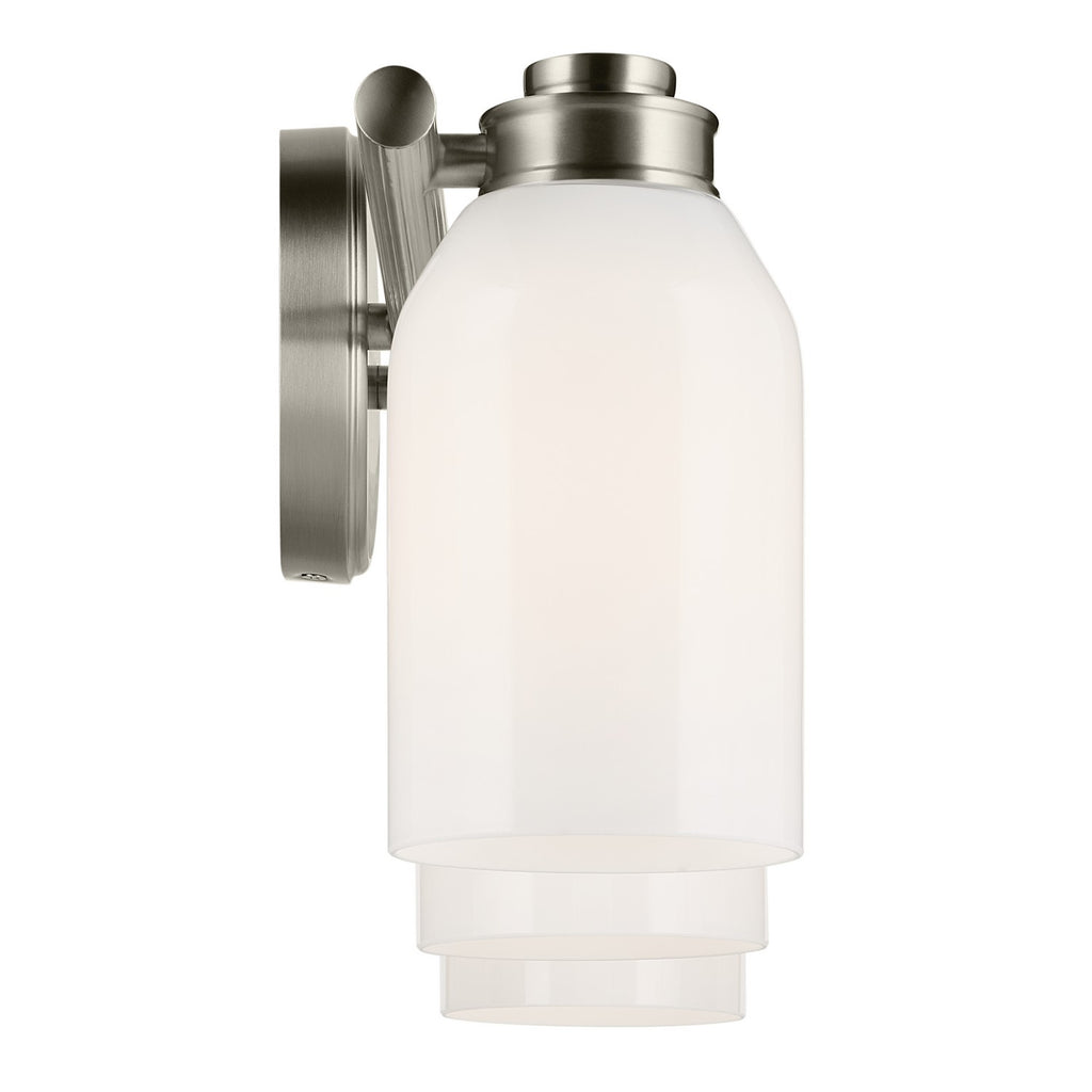 KICHLER 55202NI Shae 24.25" 3-Light Vanity Light With White Opal Glass In Brushed Nickel