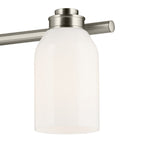 KICHLER 55202NI Shae 24.25" 3-Light Vanity Light With White Opal Glass In Brushed Nickel