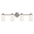 KICHLER 55203NI Shae 31" 4-Light Vanity Light With White Opal Glass In Brushed Nickel