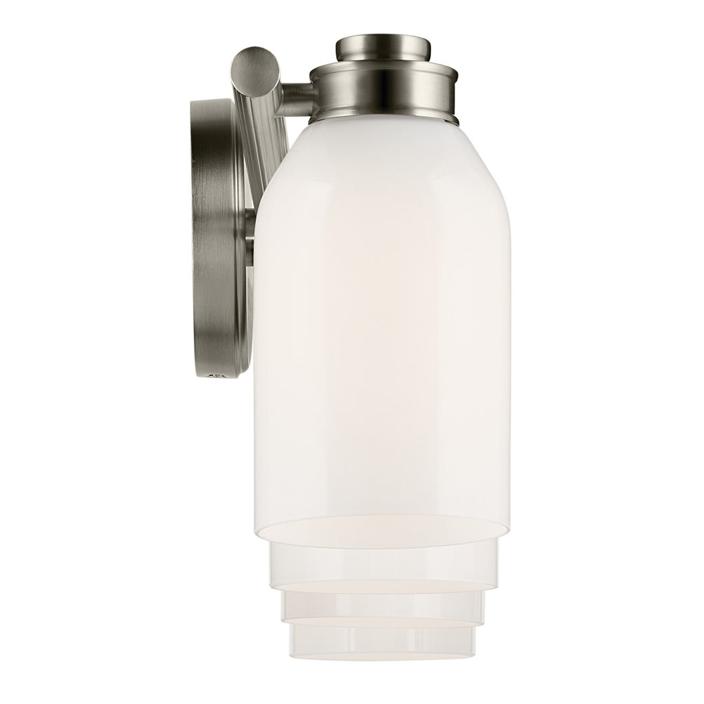 KICHLER 55203NI Shae 31" 4-Light Vanity Light With White Opal Glass In Brushed Nickel