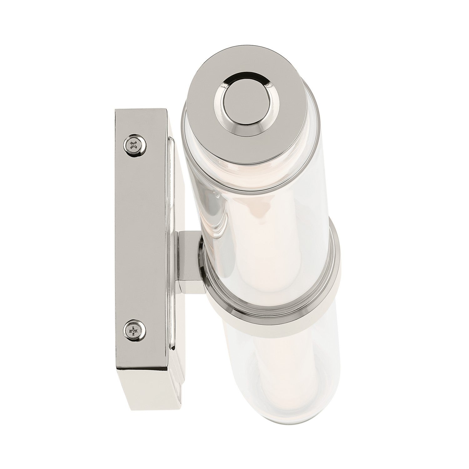 KICHLER 55238PNLED Laurene 26.5" Linear Bath Bar Medium Led With Clear Glass In Chrome
