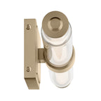 KICHLER 55237CPZLED Laurene 18.5" Linear Bath Bar Small Led With Clear Glass In Champagne Bronze